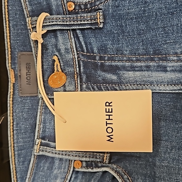 💕MOTHER💕 The Mid Rise Rider Ankle Jeans ~ Right On 27 NWT - Picture 15 of 16